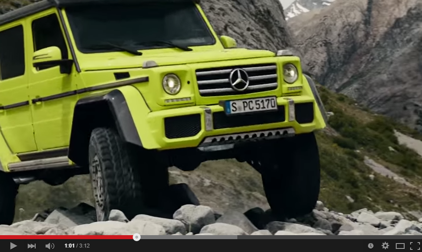 Lime Green Mercedes G500 4×42  Will Blow Your Mind