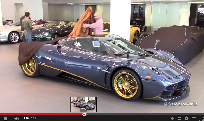 Alejandro Salomon Picked Up His Pagani Huayra And Made A Video About It