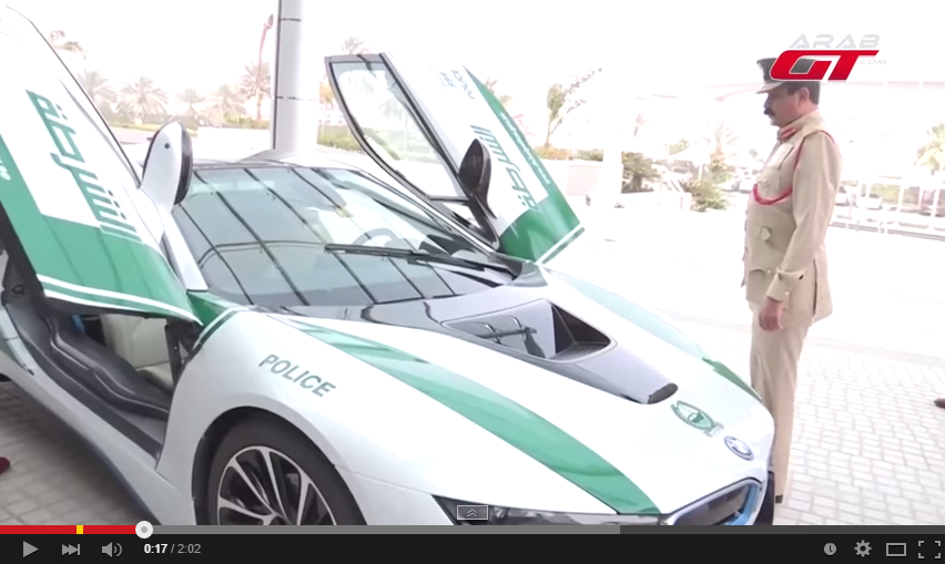 BMW i8 Joined Dubai Police Department Car Fleet