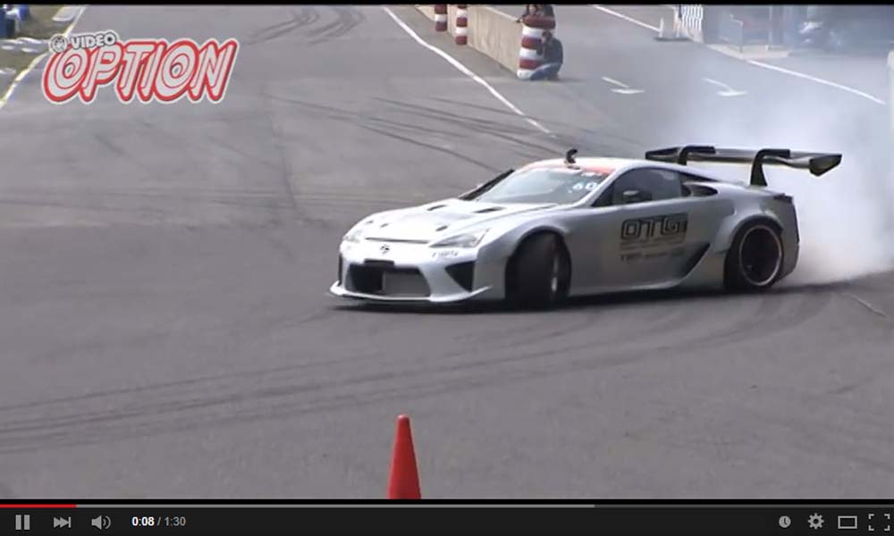This Is A Mind Boggling Lexus LFA And It Is A Drift Car