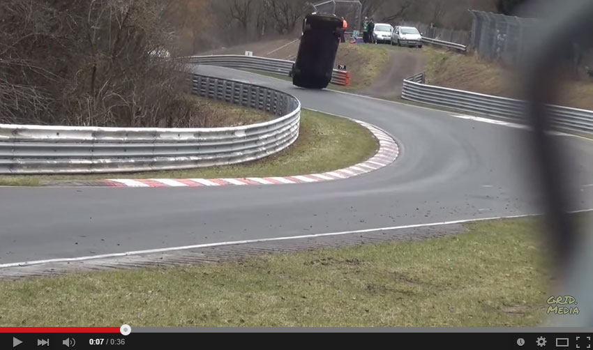 Horrific Accident On The Nurburgring Proves How Important Aerodynamics Are For Safety