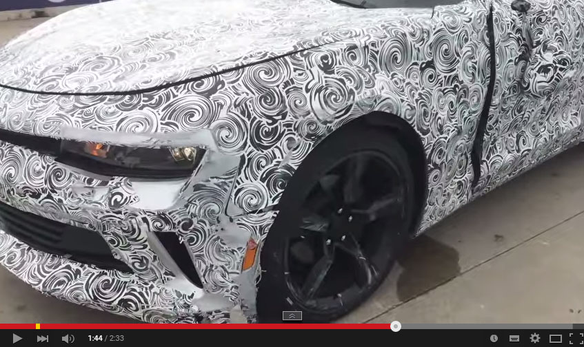 This Is The First Crash Of The 2016 Chevrolet Camaro Ever