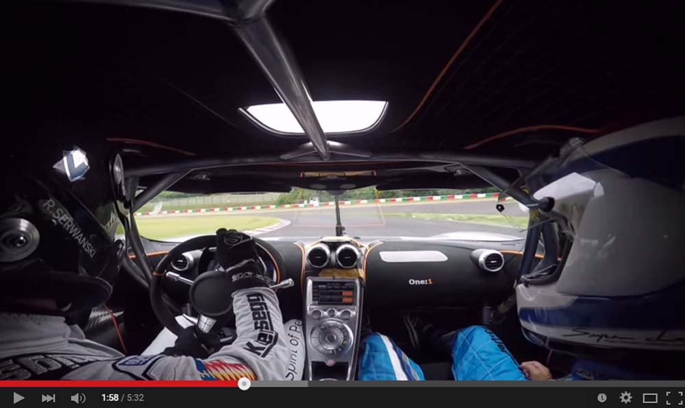 An Astonishing Koenigsegg One:1 Makes A Lap Record At The Suzuka Circuit In Japan