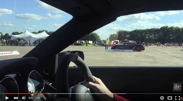 The Awesome Koenigsegg One:1 Annihilated The Audi R8 GT Spyder In A Drag Race