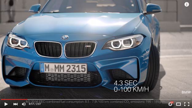 The BMW M2 Is Revealed And You Can Enjoy It In The Official BMW Video