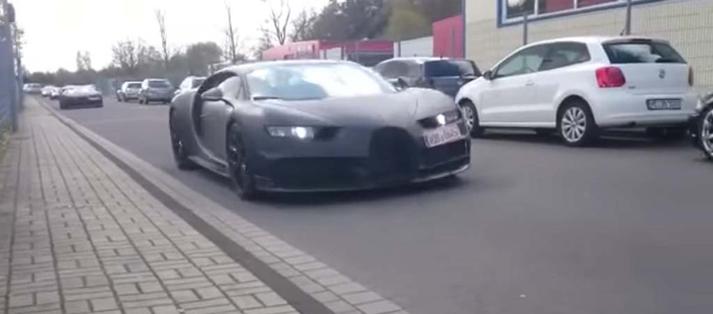 Two Bugatti Chiron Prototypes Dance With 918 Spyder, i8, Huracan And Veyron