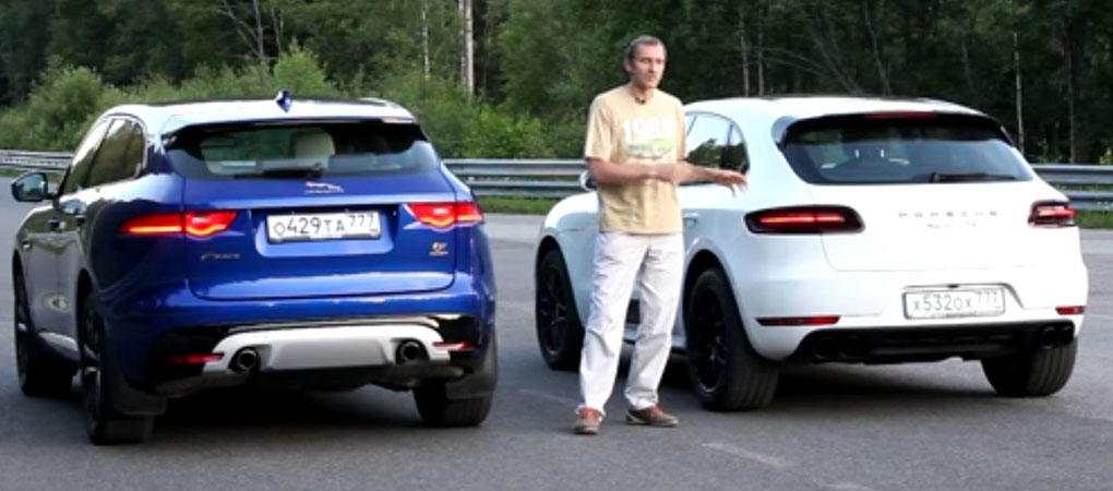 Less Powerful Porsche Macan Just Won In A Drag Race With More Powerful Jag F-Pace