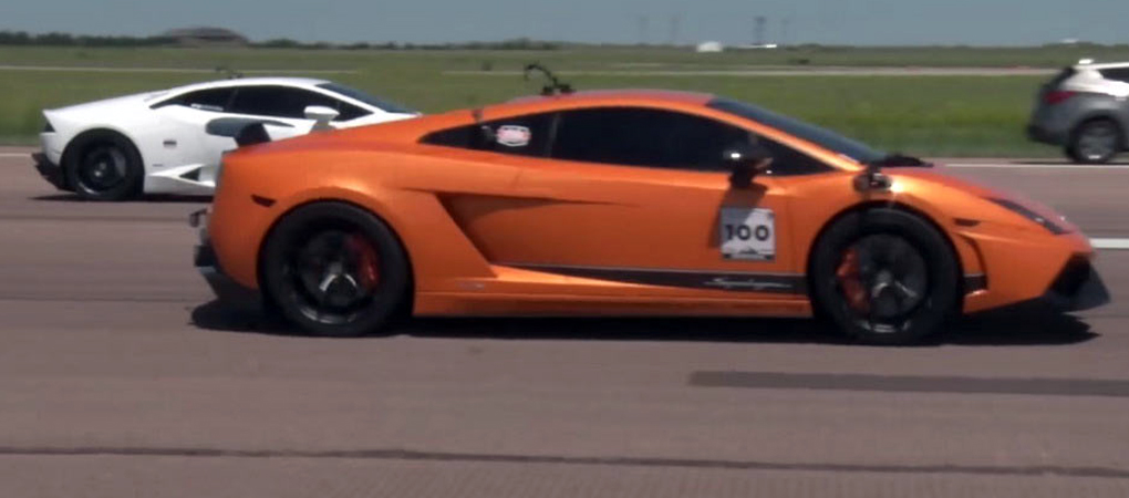 Two Lamborghinis With 4.000 hp Of Power Go Head To Head