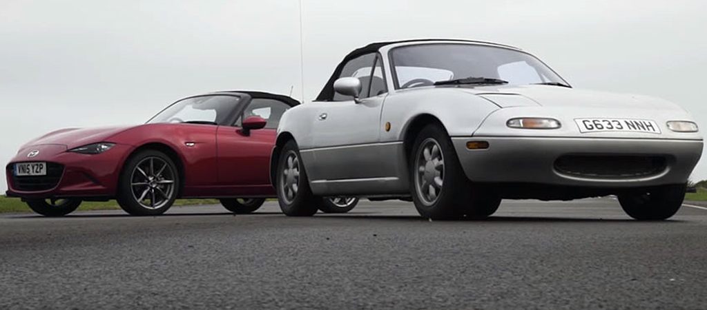 Comparing Old And New Mazda MX-5 Is A Lot Of Fun